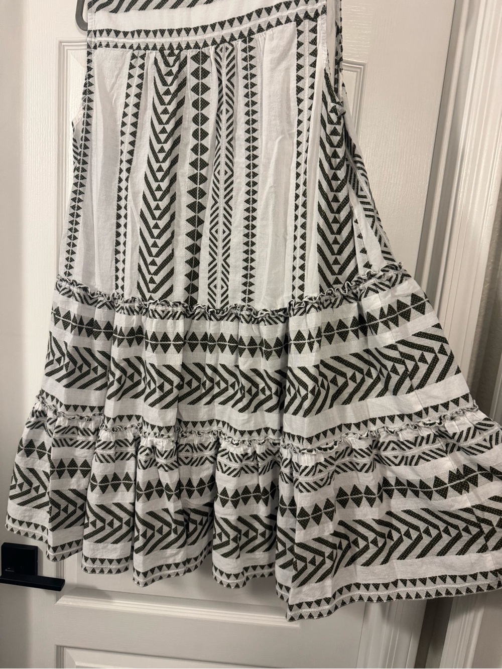 Dylan Alexa Sleeveless Geometric Tiered Mini Dress - Picture 11 of 12